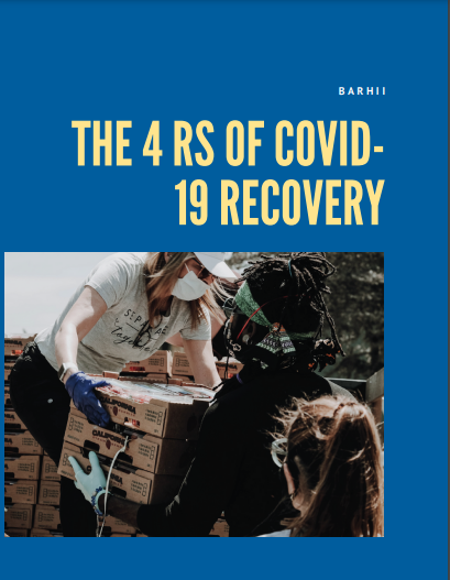 Bay Area Regional Health Inequities Initiative's (BARHII) 4 R's of COVID-19 Recovery